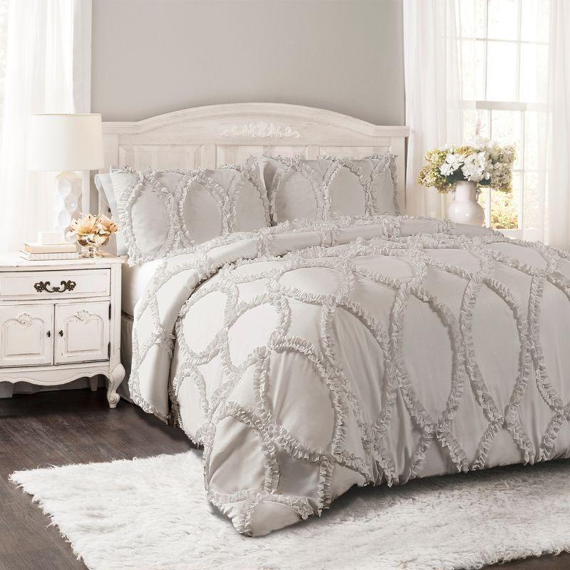 Reyna Microfiber Traditional 3 Piece Comforter Set