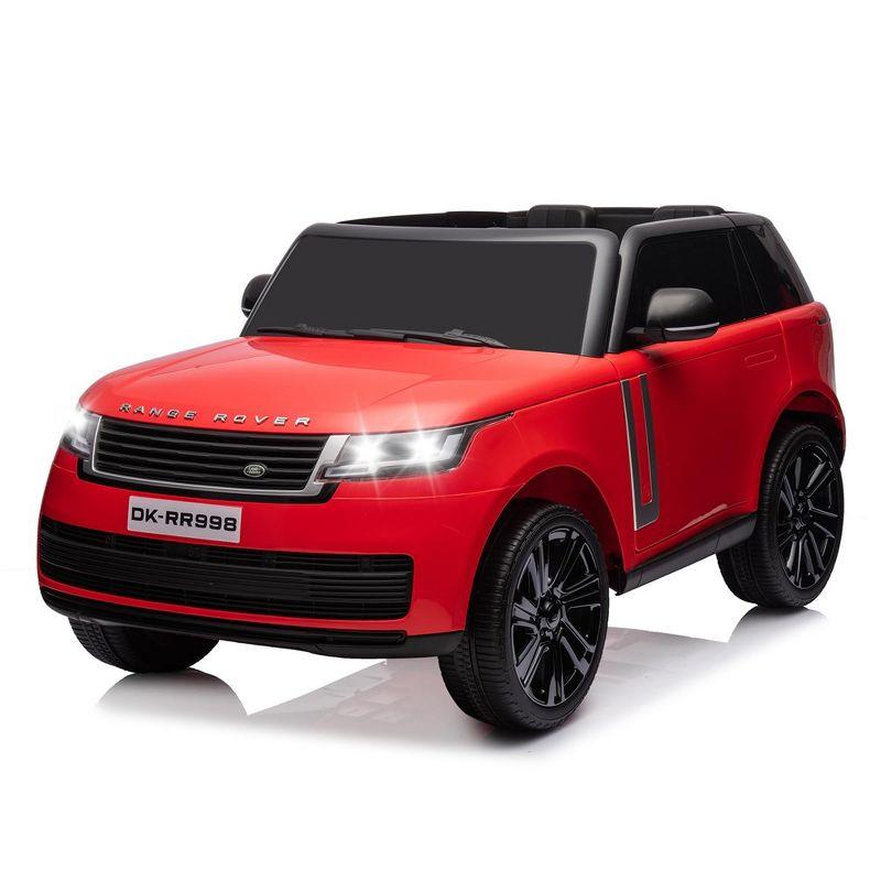 Red 24V 2-Seater Licensed Land Rover Ride On SUV