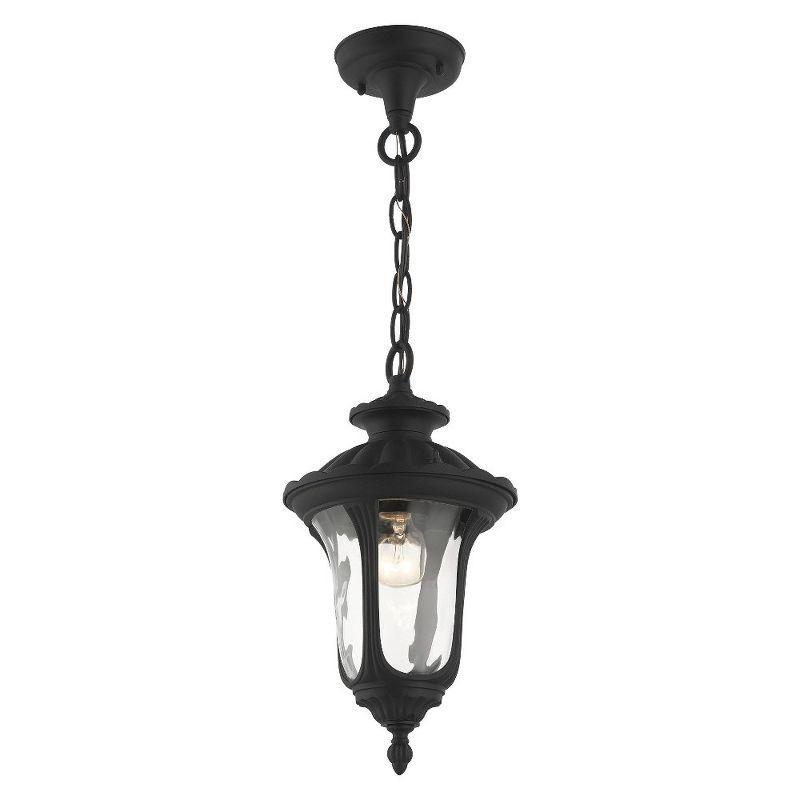 Livex Lighting Oxford 1 - Light Pendant in  Textured Black