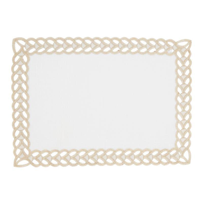 Polyester No Pattern Rectangle Placemat