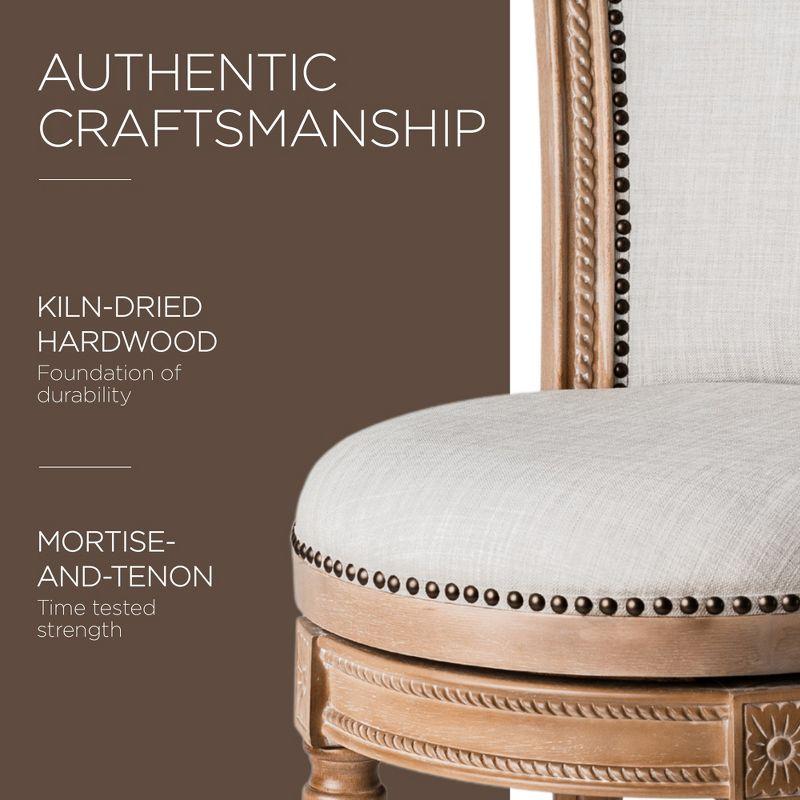 Maven Lane Maven Lane Pullman Stool with Fabric Upholstery