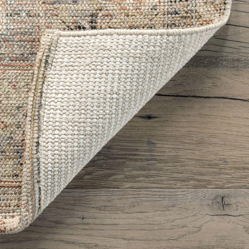 Nuloom Lesley Oriental/Persian 8x10 Indoor Area Rug for Living Room Bedroom Dining Room Kitchen, Beige/Ivory