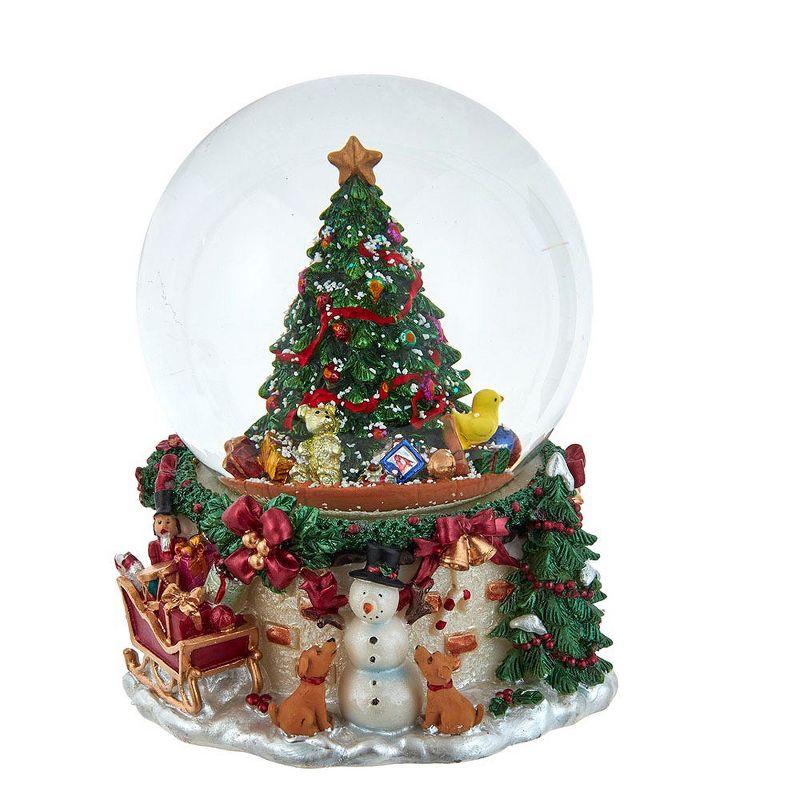 120MM Multi-Colored Musical Christmas Tree Snow Globe