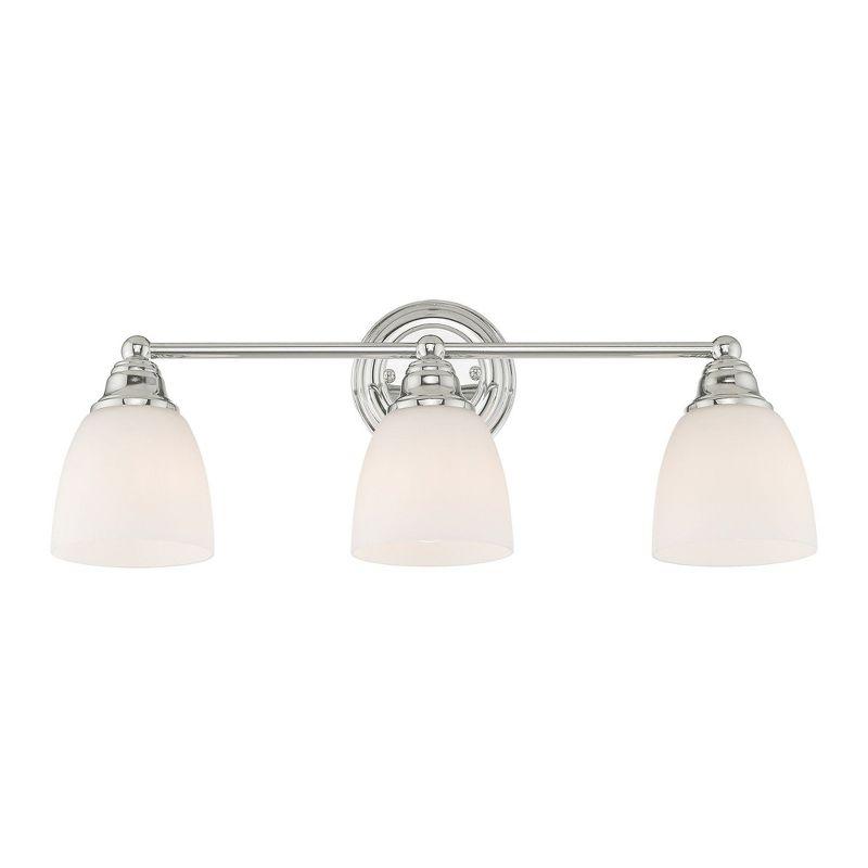 Livex Lighting Somerville 3 - Light Vanity in  Polished Chrome