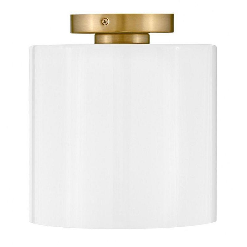 Lark Pippa 1 - Light Flush Mount in  Lacquered Brass