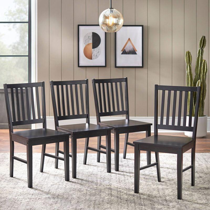 Set of 4 Contemporary Shaker Dining Chairs - Buylateral