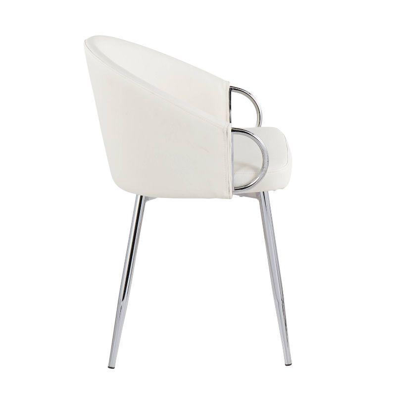 Claire Contemporary and Glam Dining Chair - LumiSource