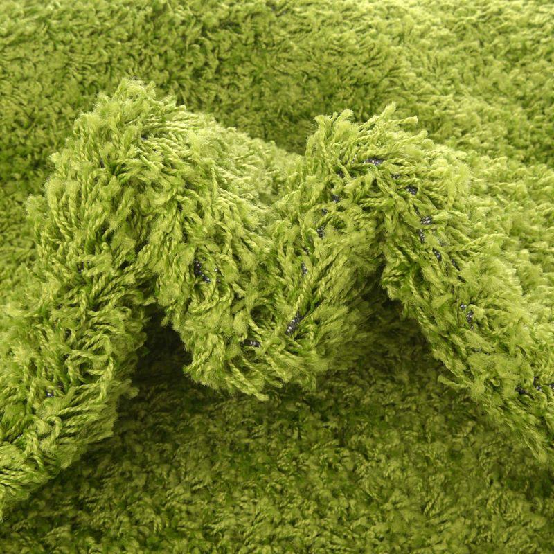 Unique Loom 2' 7 x 10' 0 Solid Shag Grass Green Area Rug