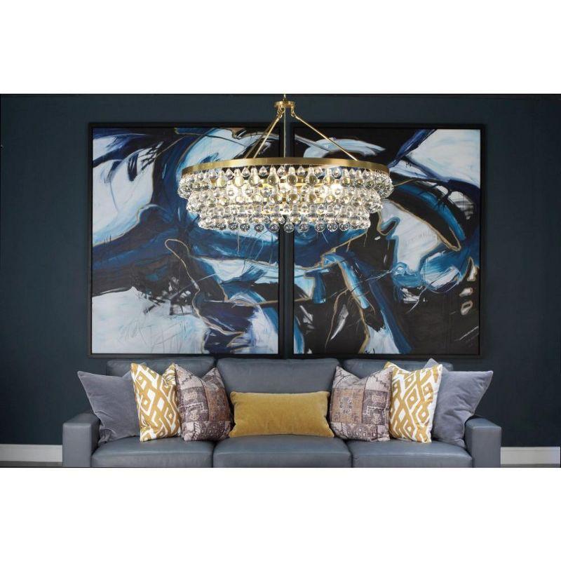 Robert Abbey Bling 6 - Light Dimmable Geometric Chandelier