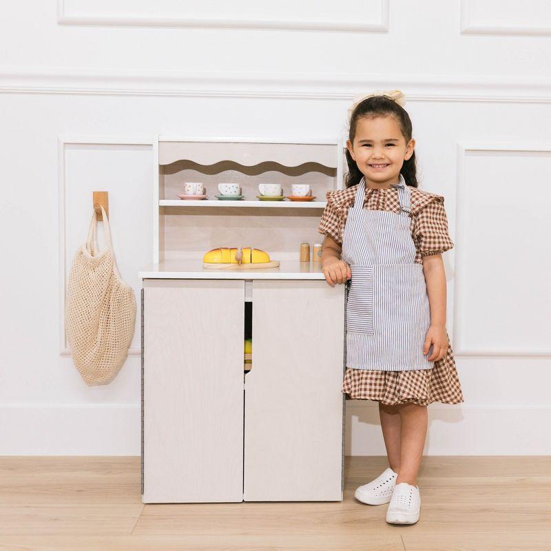 ECR4Kids Play Kitchen Storage Cupboard, Wooden Playset