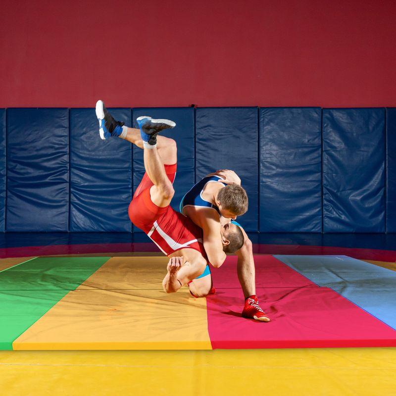 BalanceFrom Fitness BalanceFrom Fitness All Purpose Folding Gymnastics Gym Exercise Mat for Yoga, Aerobics, Pilates, and Martial Arts