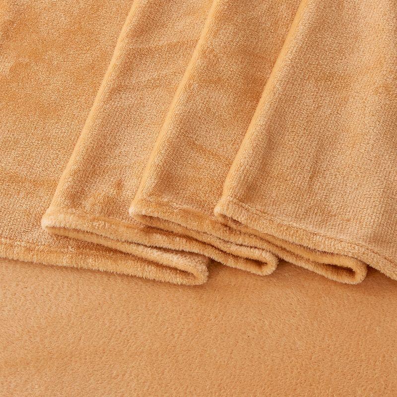 Solid Velvet Plush Fleece Sheet Set - Great Bay Home