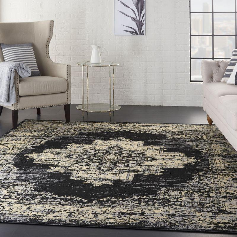 Nourison Grafix Center Medallion Area Rug