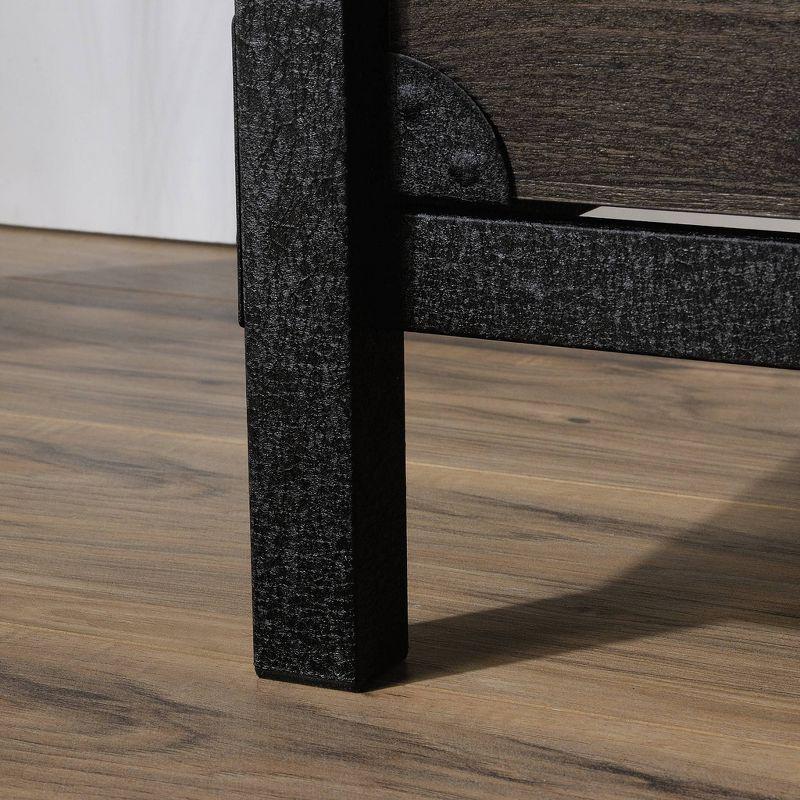 2 Drawer Steel River Lateral File Cabinet Carbon Oak - Sauder