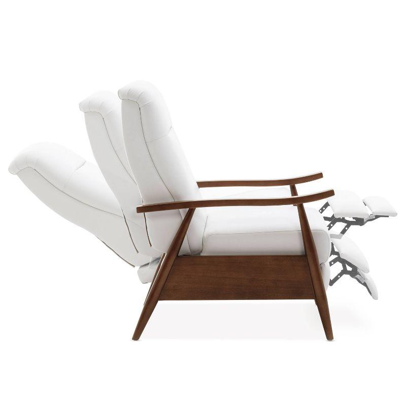 Comfort Pointe Solaris Press-Back Recliner Milky White