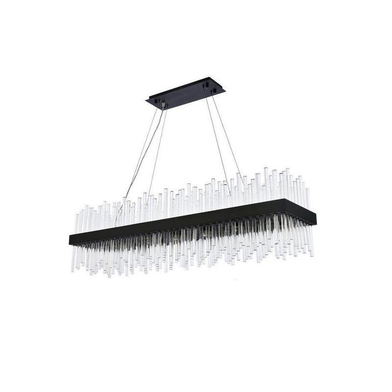 Elegant Lighting Dallas 28 - Light Chandelier in  Black