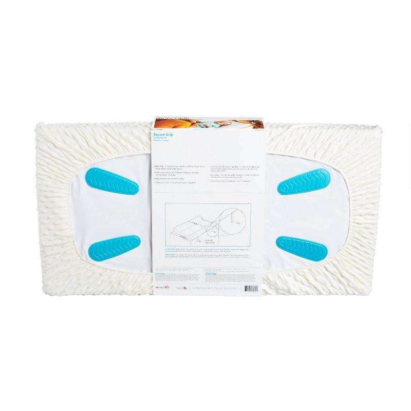 Munchkin Secure Grip Diaper Changing Pad with Cover - Warm White