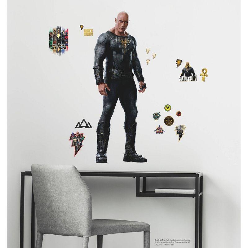 RoomMates Black Adam Giant Kids' Peel and Stick Wall Decals