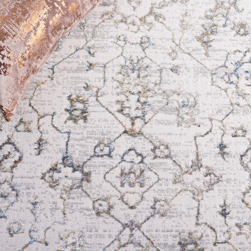 Bel Air BLA234 Power Loomed Area Rug - Beige/Gray - 6'7"x6'7" - Safavieh.