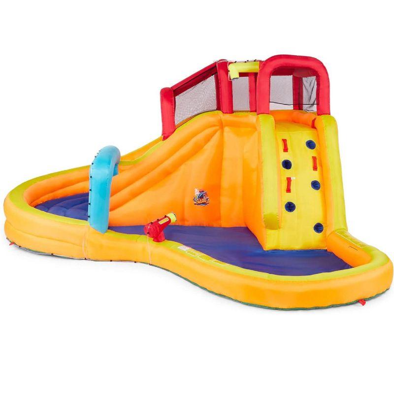 Banzai Banzai Kids Inflatable Outdoor Lazy River Adventure Water Park Slide and Pool