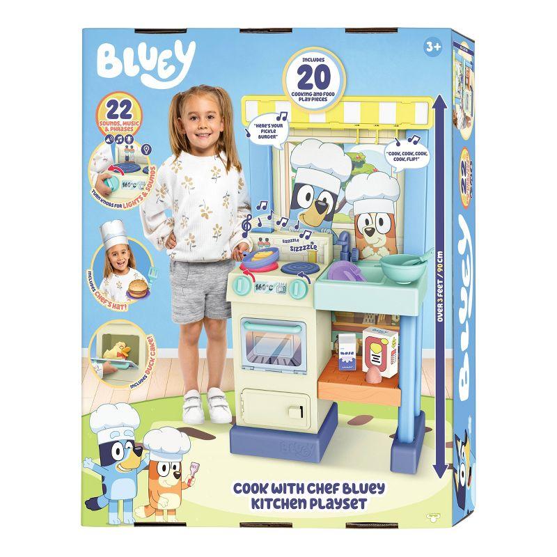 Bluey Cook With Chef Bluey Kitchen Playset