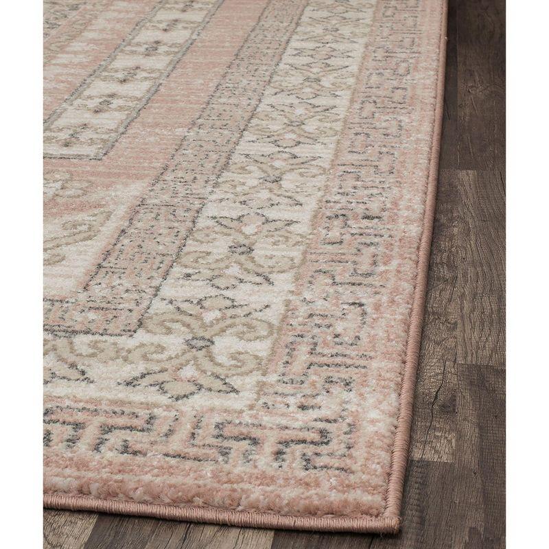 Rugs America Harper Pink Transitional Vintage Area Rug