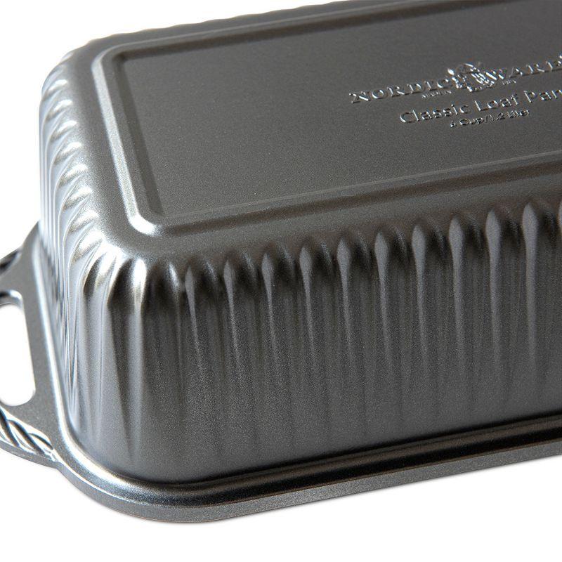 Classic Non-Stick Aluminum Loaf Pan with Handles