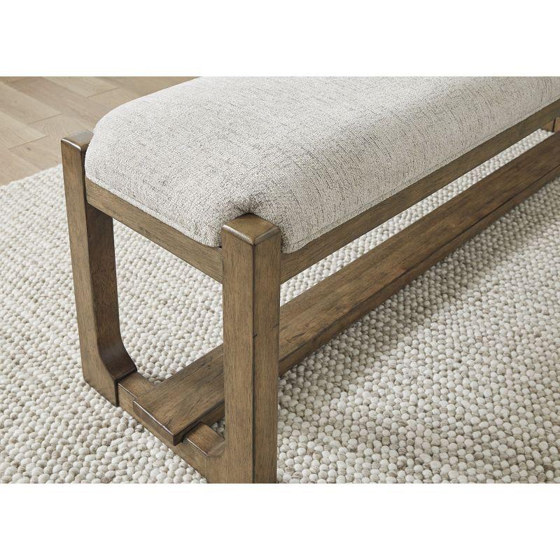 Signature Design by Ashley Cabalynn Farmhouse 63" Dining Bench, Light Brown