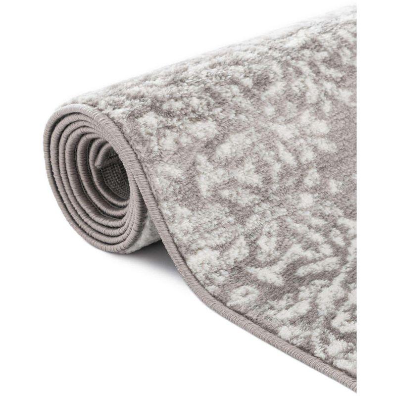 Unique Loom 3' 3 x 5' 3 Rectangle Sofia Light Gray Area Rug