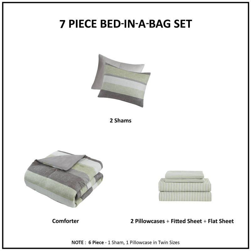 Madison Park Essentials Jaxon Comforter Set with Bed Sheets