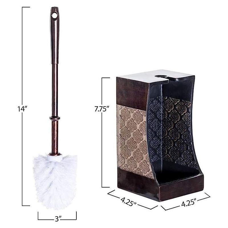 Creative Scents Dahlia Free Standing Toilet Brush and Holder