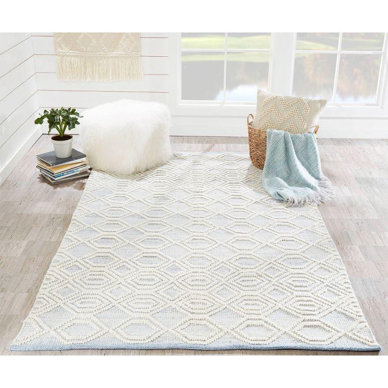 2'3"x8' Runner Hermosa Cara Rug Light Blue - Momeni