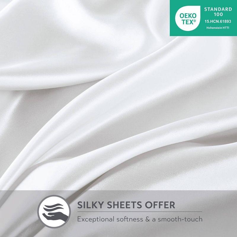 Madison Park Essentials Satin Luxury 2PC Pillowcases (Set of 2)