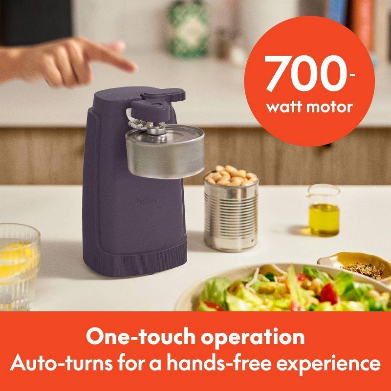 bella Electric Can Opener Plum