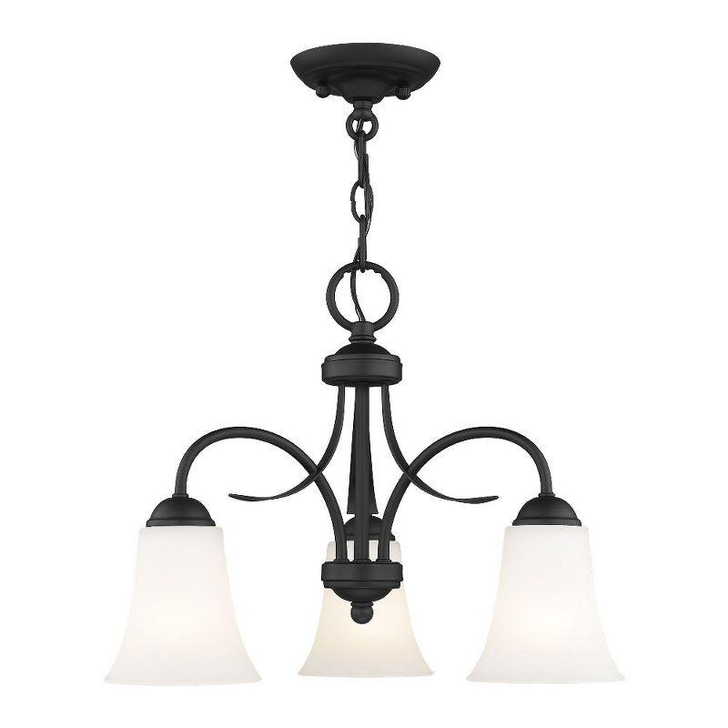 Livex Lighting Ridgedale 3 - Light Flush Mount in  Black