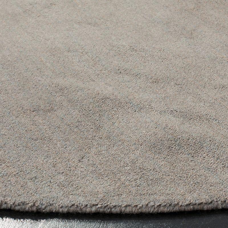 Himalaya HIM610 Handmade Area Rug - 6' Round - Grey - Safavieh