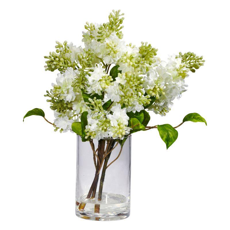 Nearly Natural Lilac Artificial Flower Arrangement