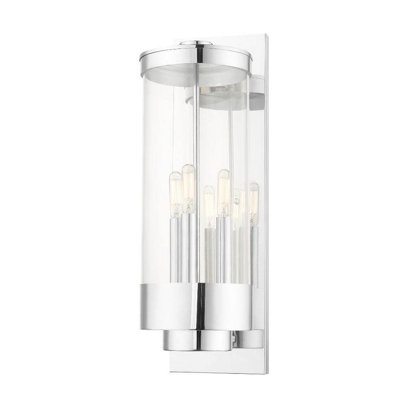 Livex Lighting Hillcrest 3 - Light Wall Light in  Polished Chrome