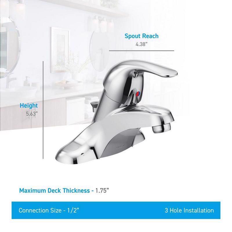 Moen WS84503 Adler Centerset Bathroom Faucet