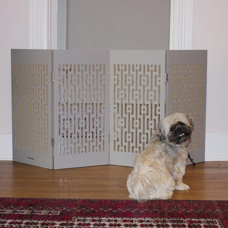 Tucker Murphy Pet™ Delgado Wood Free Standing Pet Gate