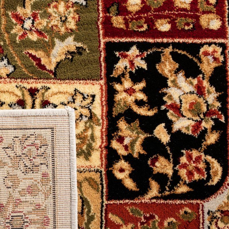 Lyndhurst LNH318 Power Loomed Area Rug - Grey/Multi - 4'x6' - Safavieh