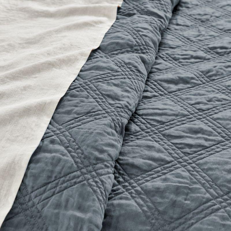 Linen Front/Cotton Back Quilt - Levtex Home