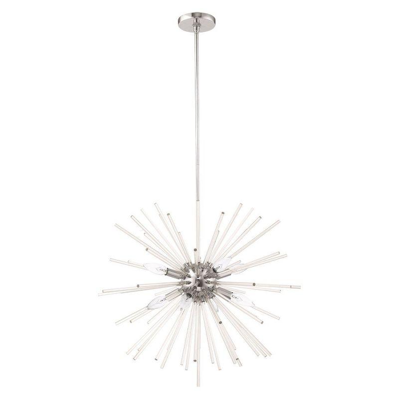 Livex Lighting Utopia 8 - Light Chandelier in  Polished Chrome