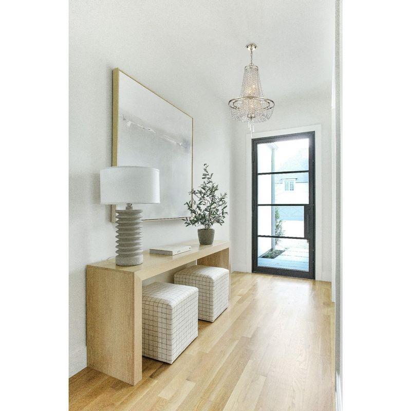 Crystorama Lighting Arcadia 4 - Light Chandelier in  Antique Silver