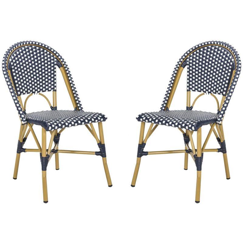 Casidy Polyethylene (PE) Wicker Wicker Outdoor Dining Side Chair