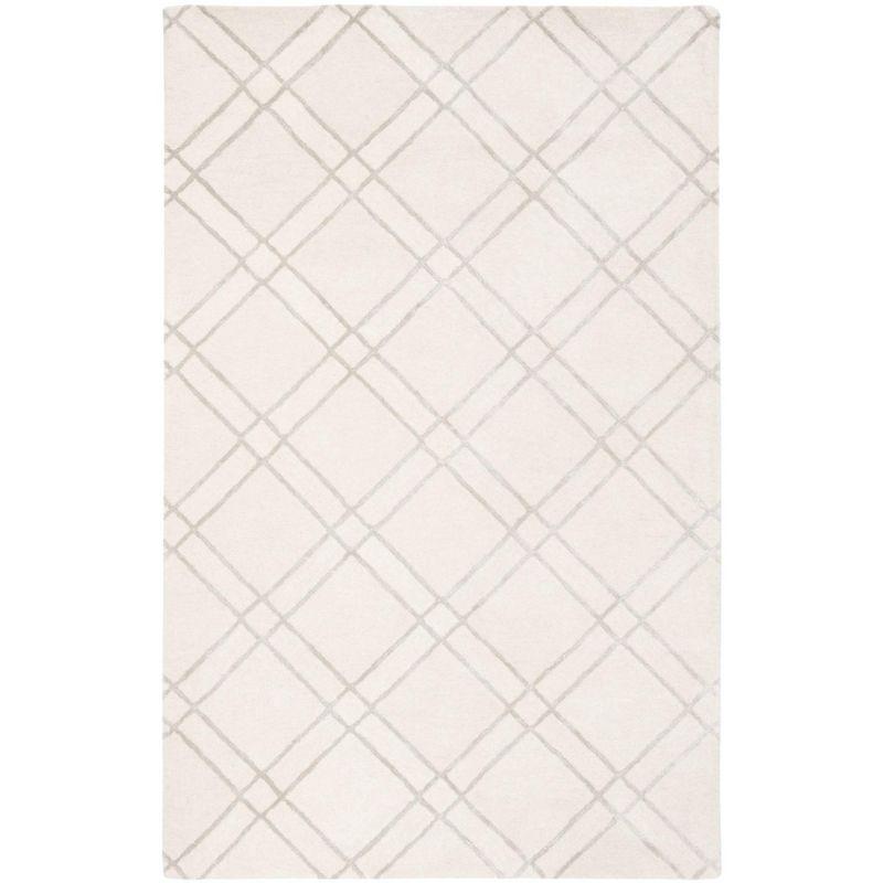 Himalaya HIM901 Handmade Area Rug - 8'x10' - Ivory/Silver - Safavieh