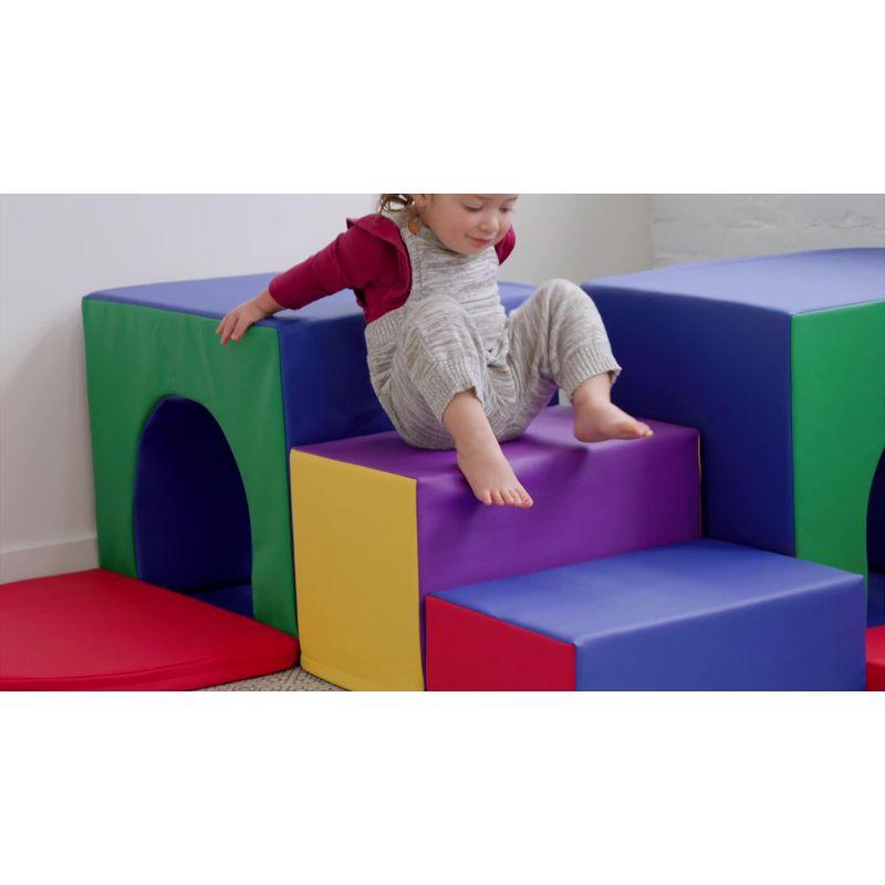 ECR4Kids SoftZone Children's Cozy Cubes, Flexible Seating, 4-Pack