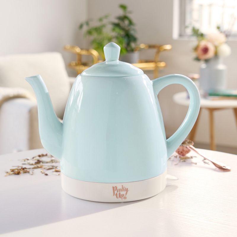 Pinky Up Noelle Ceramic Electric Tea Kettle