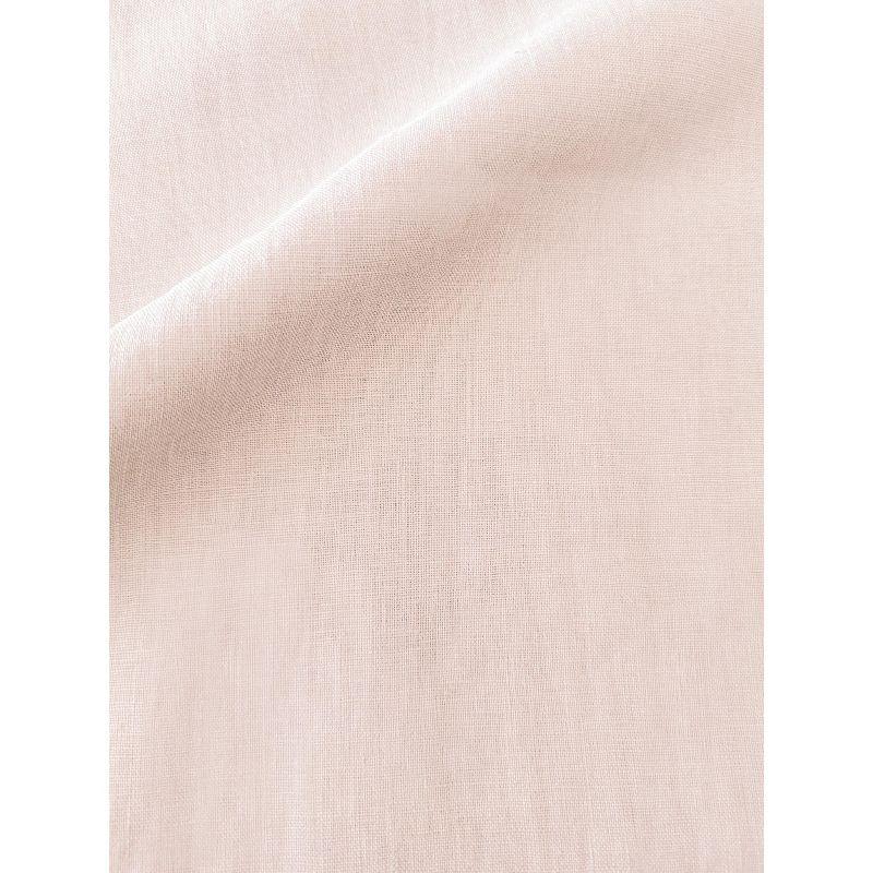 So Soft Light Pink Linen Throw Pillow 14x20