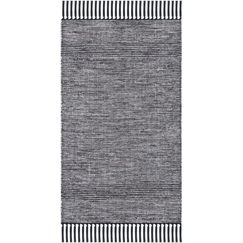 Montauk MTK620 Hand Woven Area Rug - Charcoal/Black - 3'x5' - Safavieh.